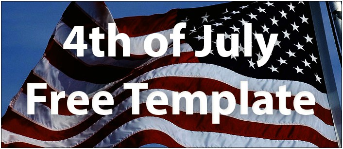 Free 4th Of July Photo Templates