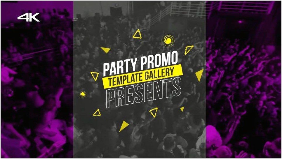 Free After Effects Party Promo Template