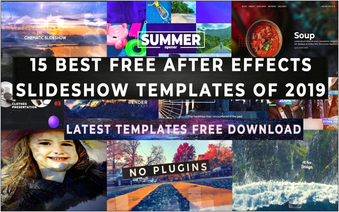 Free After Effects Photo Presentation Template