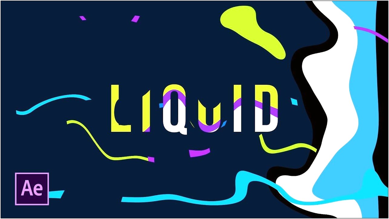 Free After Effects Templates Intro Liquid