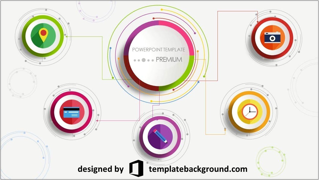 free animated powerpoint card template design