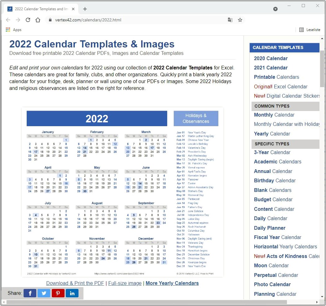 Free Annual Leave Calendar Template 2015