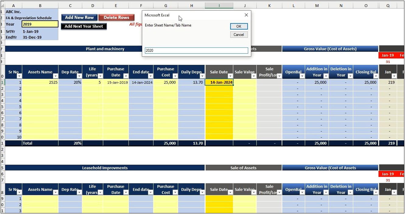 Free Asset Register Template South Africa