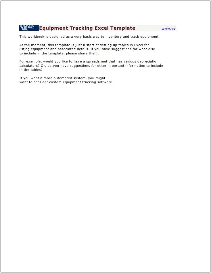 Free Asset Tracking Template For Excel By Vertex42