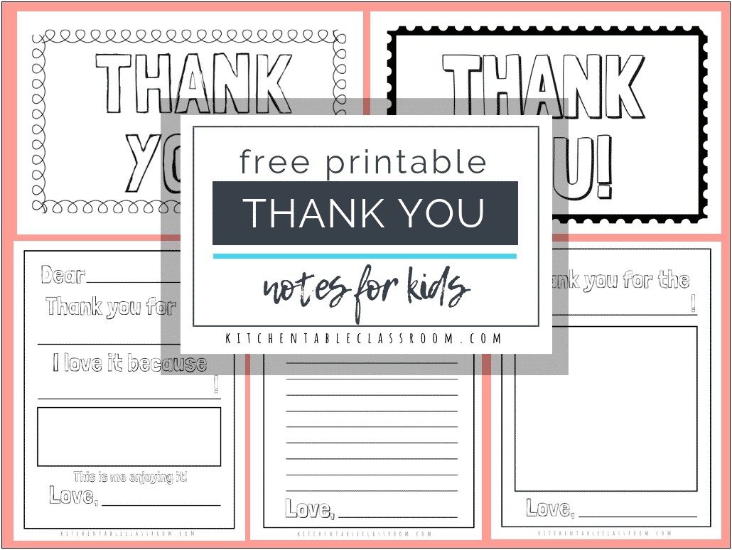 Free Baby Girl Thank You Card Template