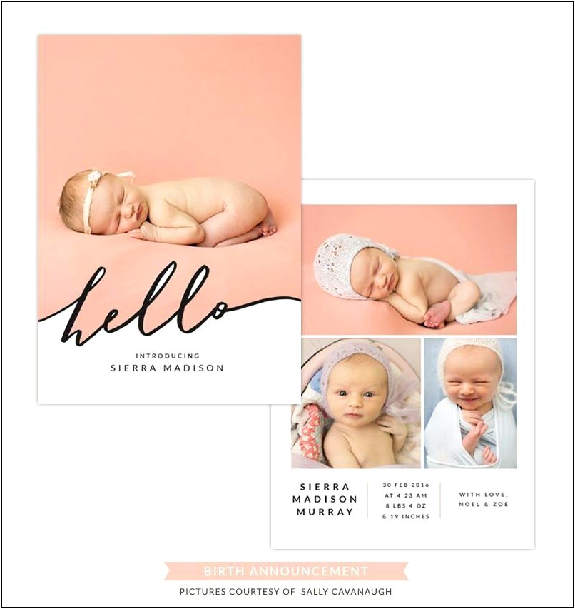 Free Baby Revi 5x7 Template Photoshop