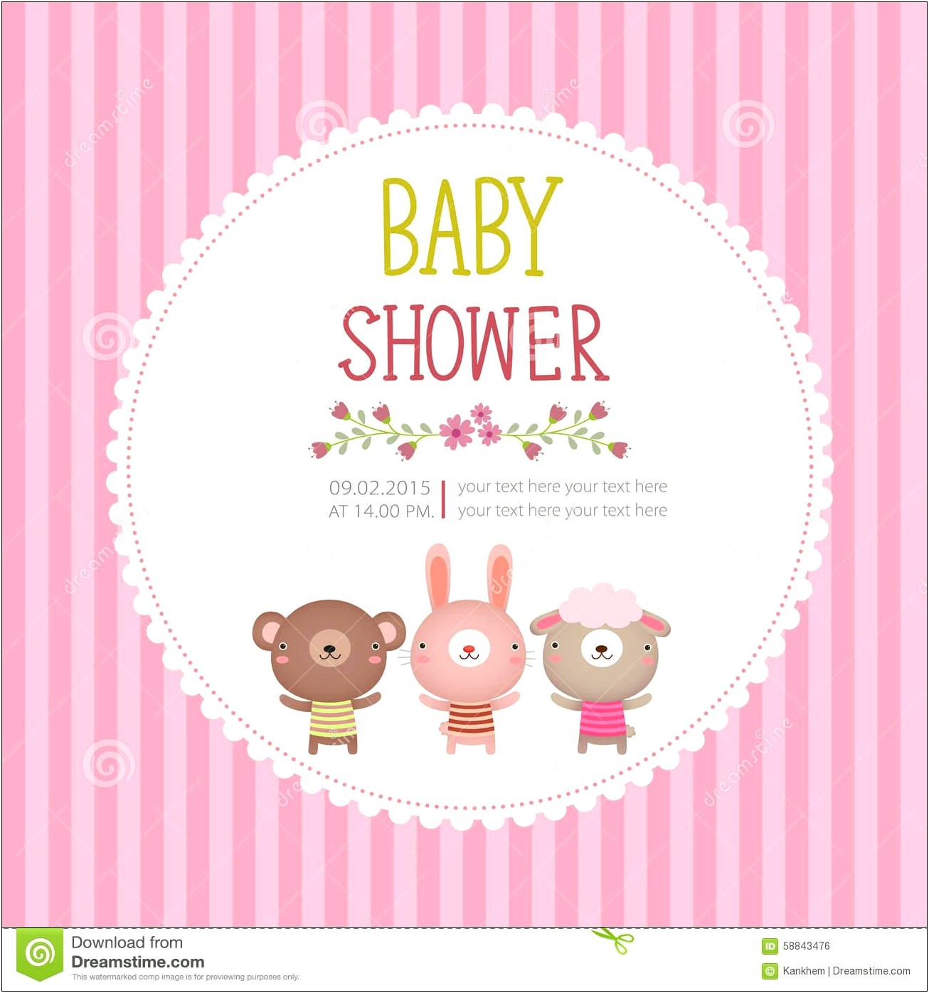 Free Baby Shower Invite Template For Email