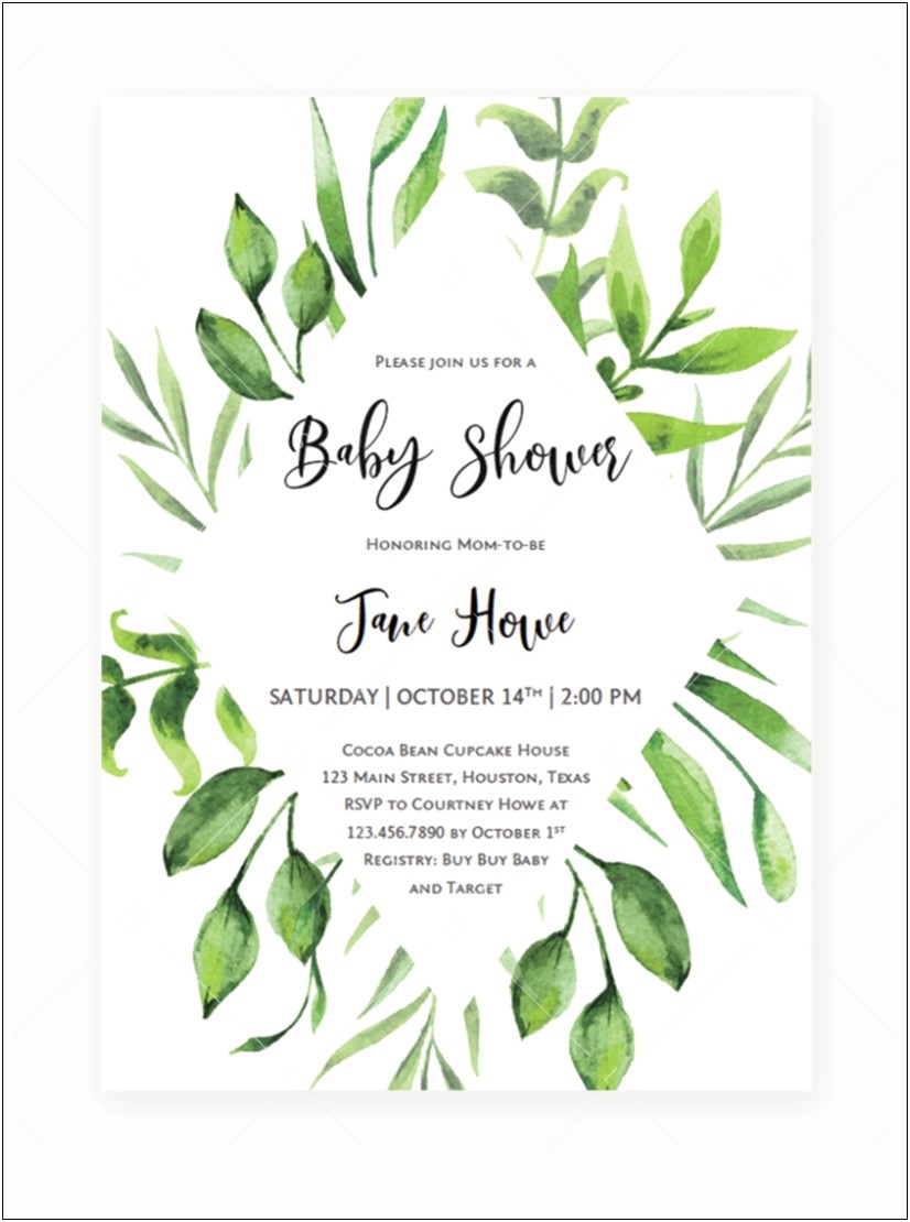 Free Baby Shower Monkey Invitation Templates