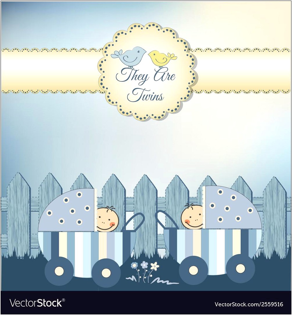 Free Baby Shower Templates For Twins