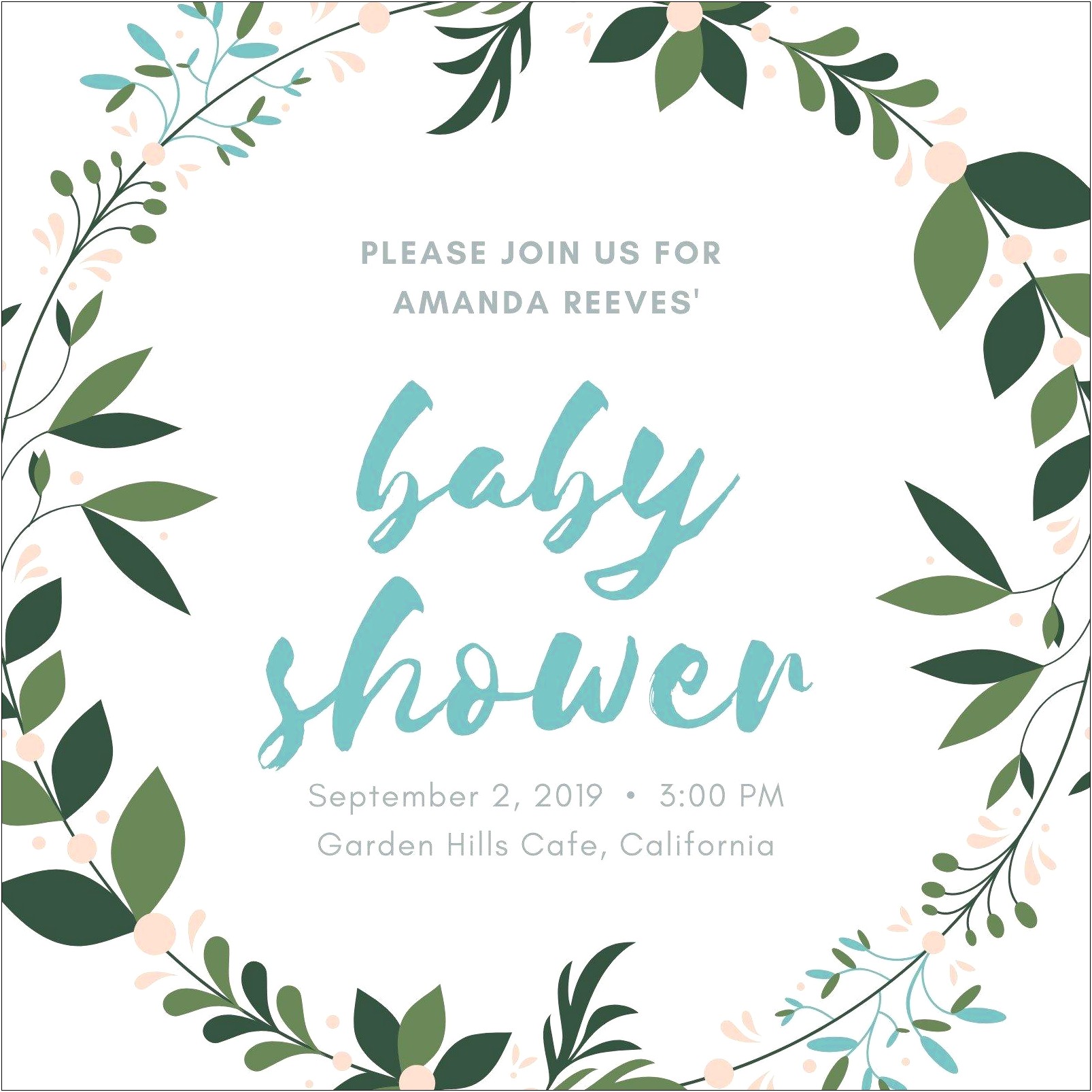 Free Baby Shower Ticket Invitation Template