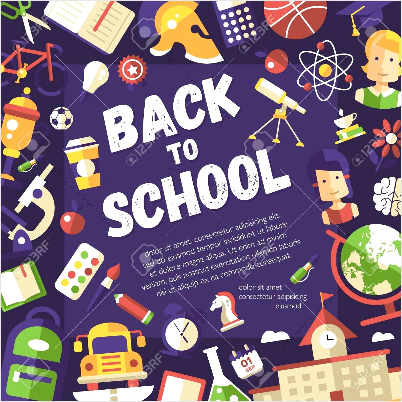 Free Back To School Postcard Templates