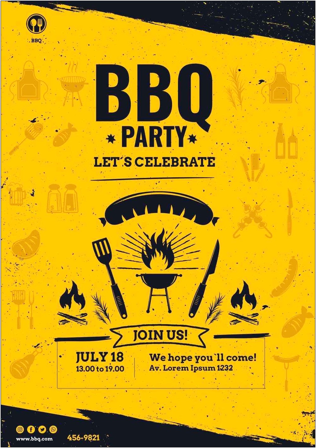 Free Bbq Cook Off Flyer Template