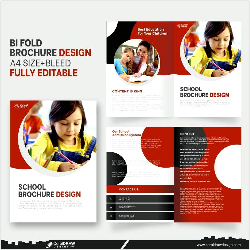 Free Bi Fold Brochure Template Downloads