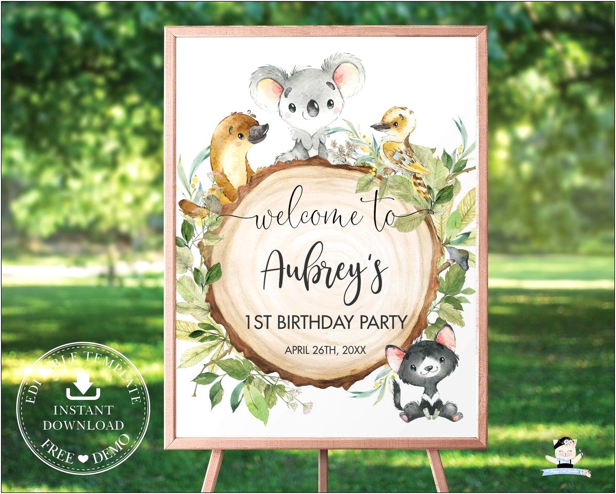 Free Birthday Party Invitation Templates Australia