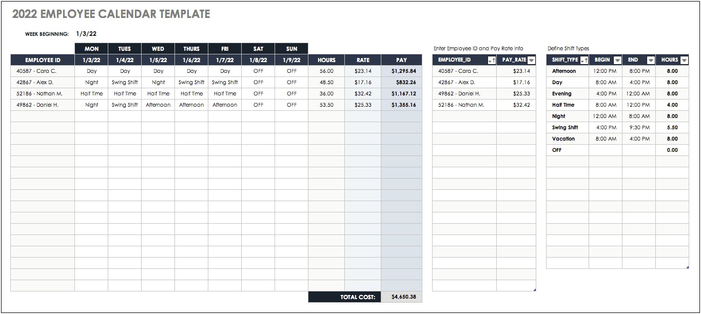 Free Blank Calendar Templates Smartsheet Throughout Viweekly