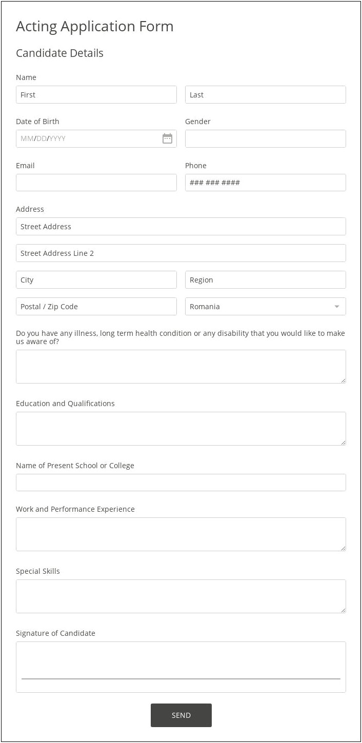 Free Blank Church Scholarship Application Template