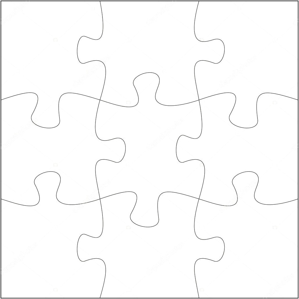 Blank Jigsaw Puzzle Template Free Printable - Templates : Resume ...