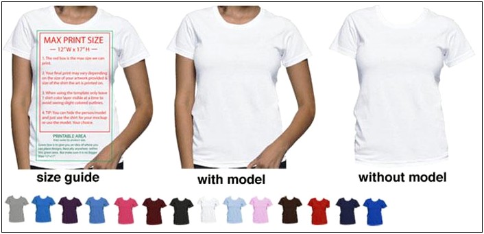 Free Blank T Shirt Templates For Photoshop