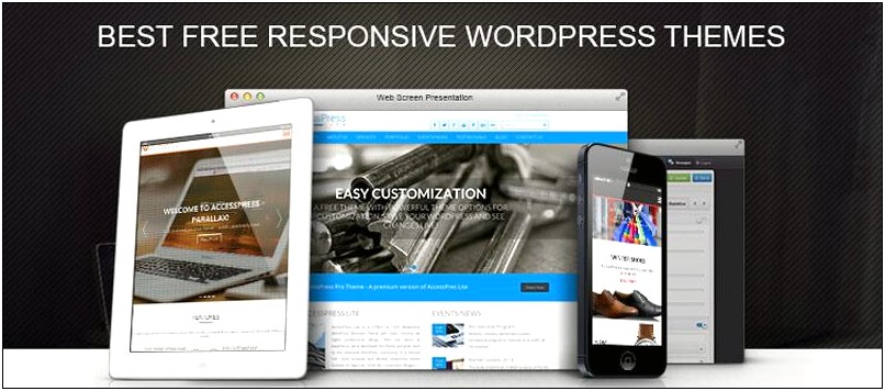 Free Bootstrap 4 Template For WordPress