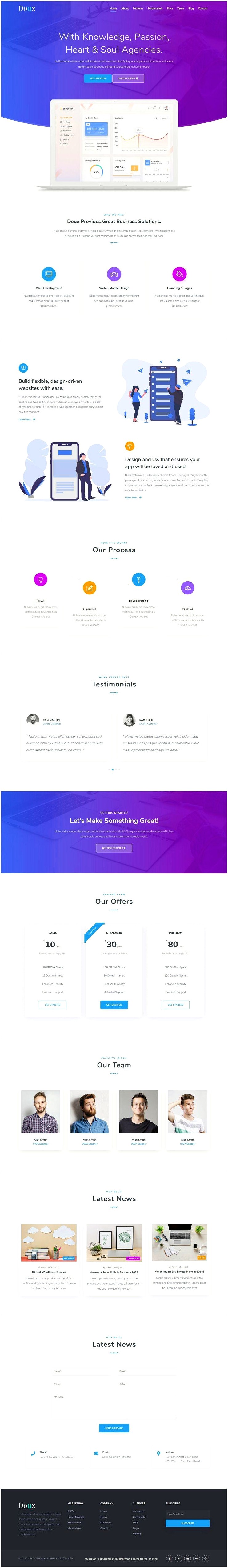 Free Bootstrap Templates 2018 For Business