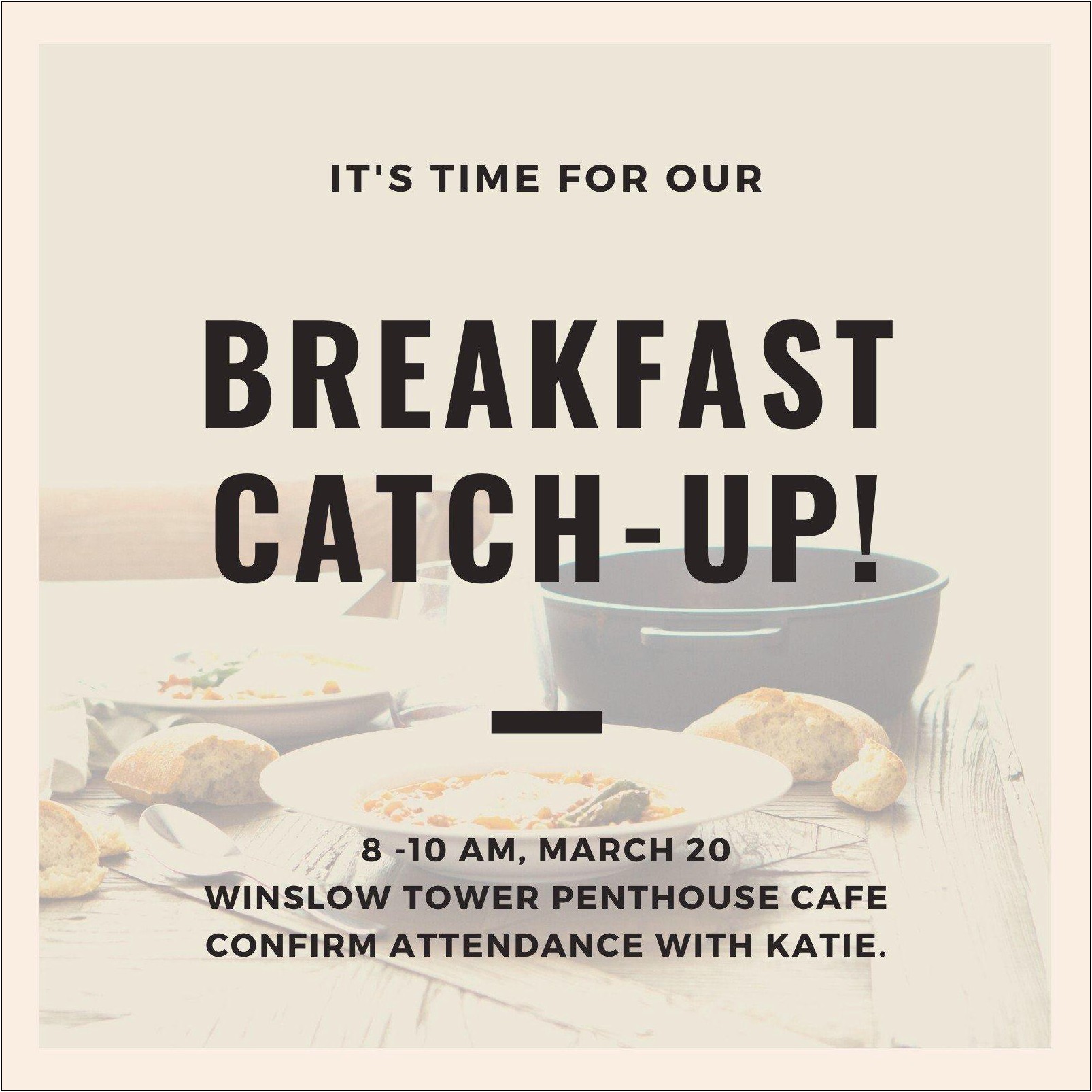 Free Breakfast Invitation Templates For Word