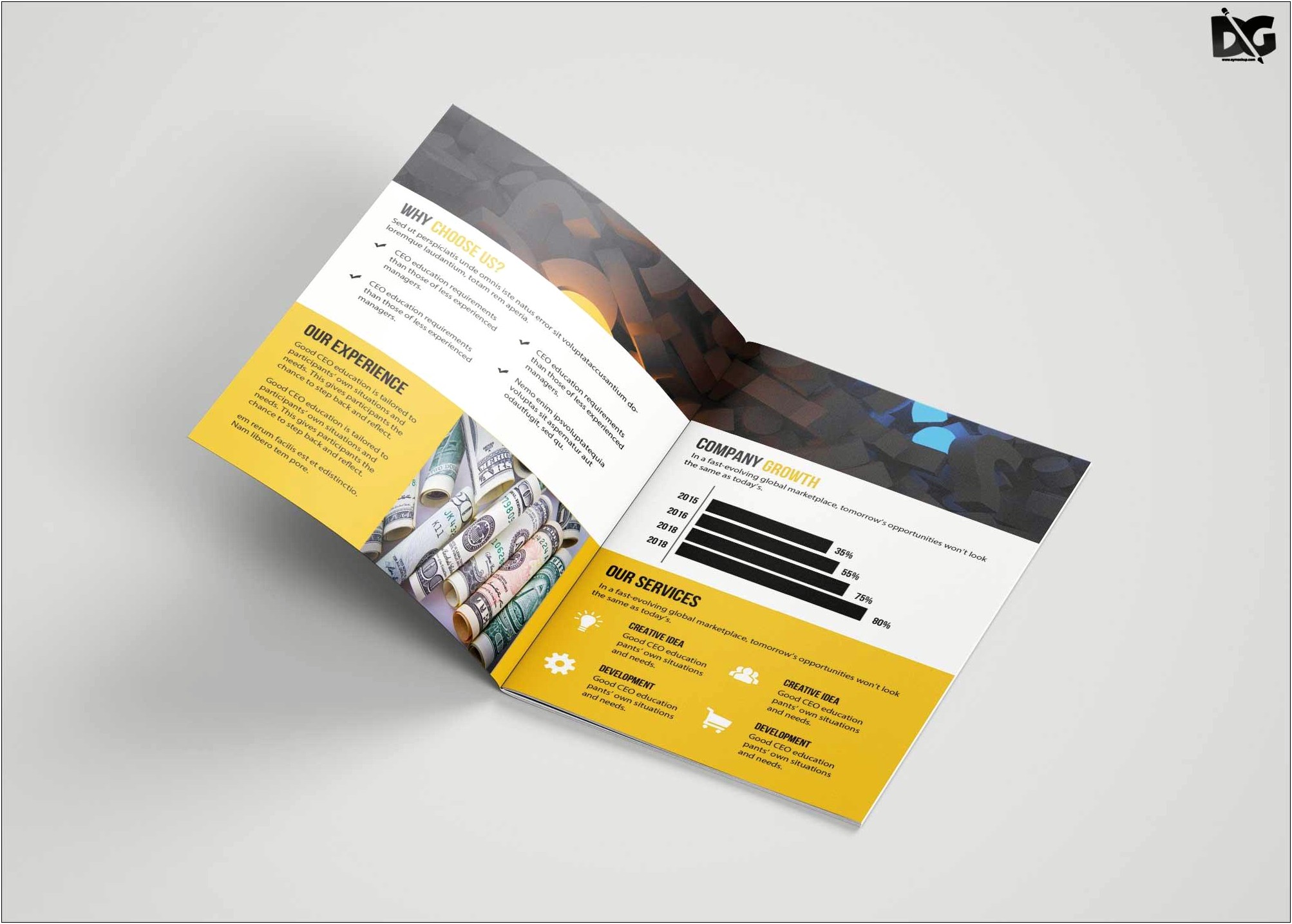 Free Brochure Psd Templates For Photoshop
