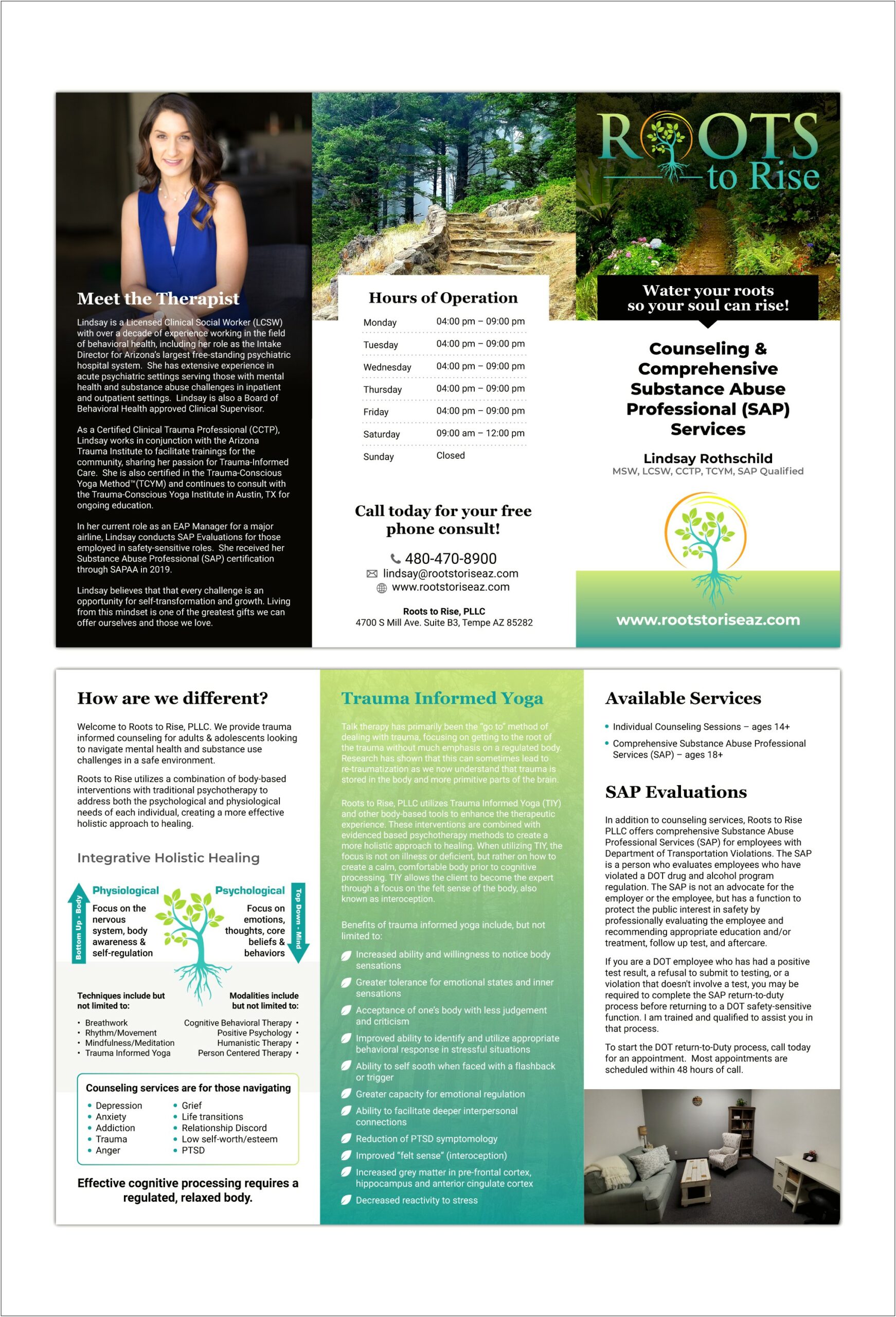 Free Brochure Templates For Counseling Services