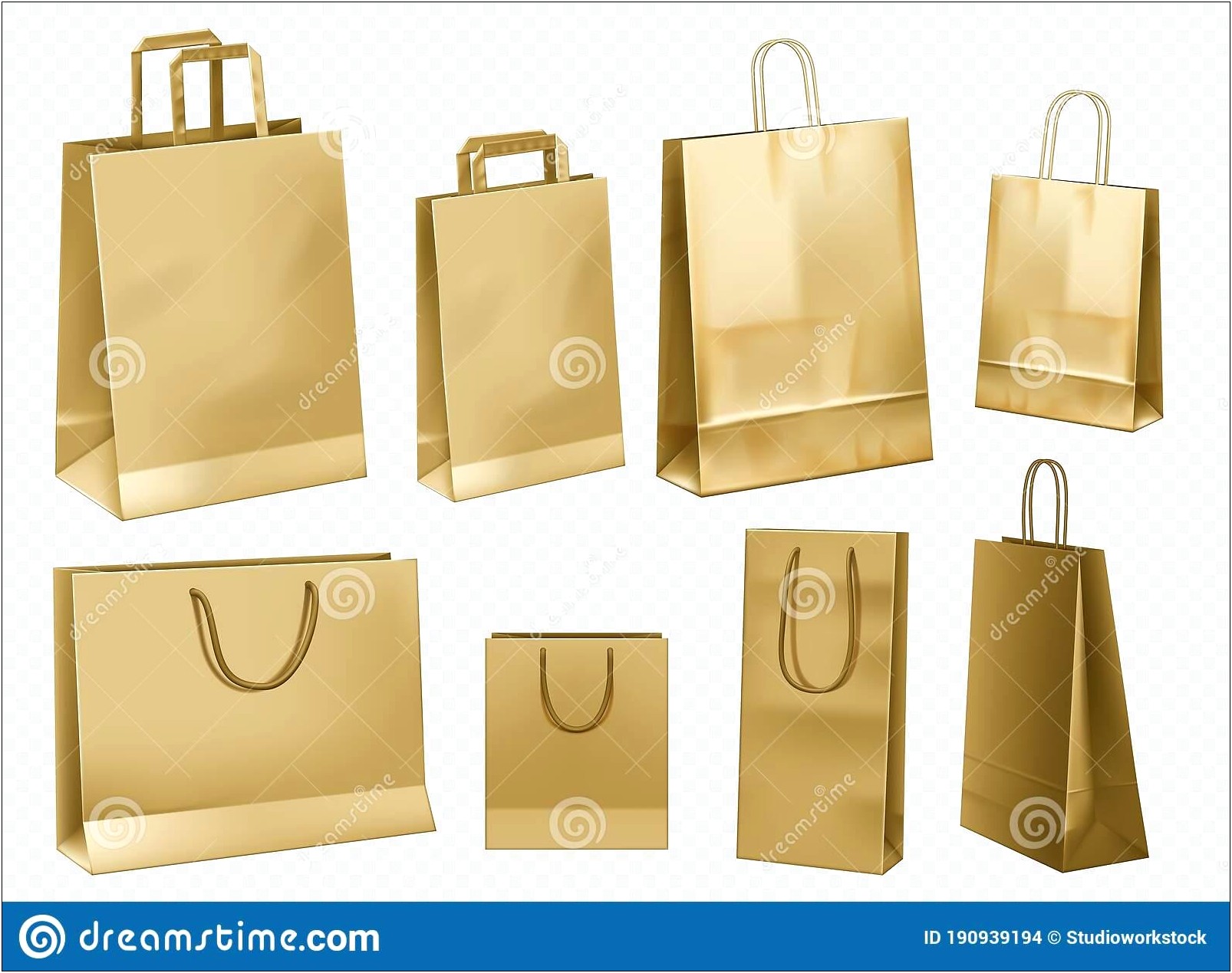 Free Brown Paper Shopping Bag Template