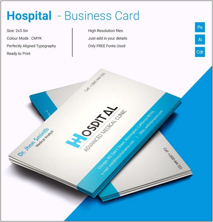 Free Business Card Template For Word For Educators