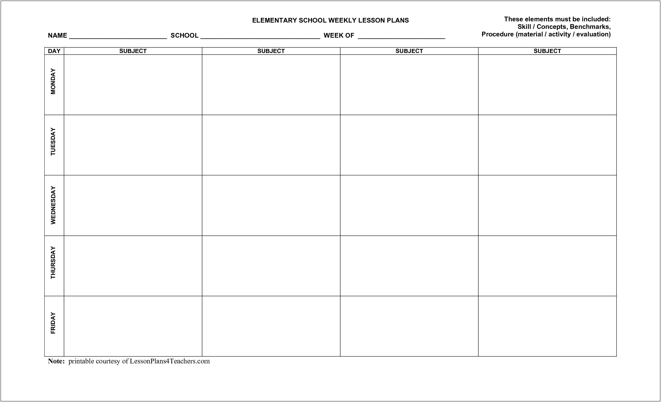 Free Business Plan Template For Childcare