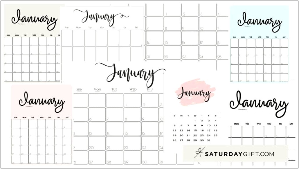 Free Calendar Template Calendars That Work