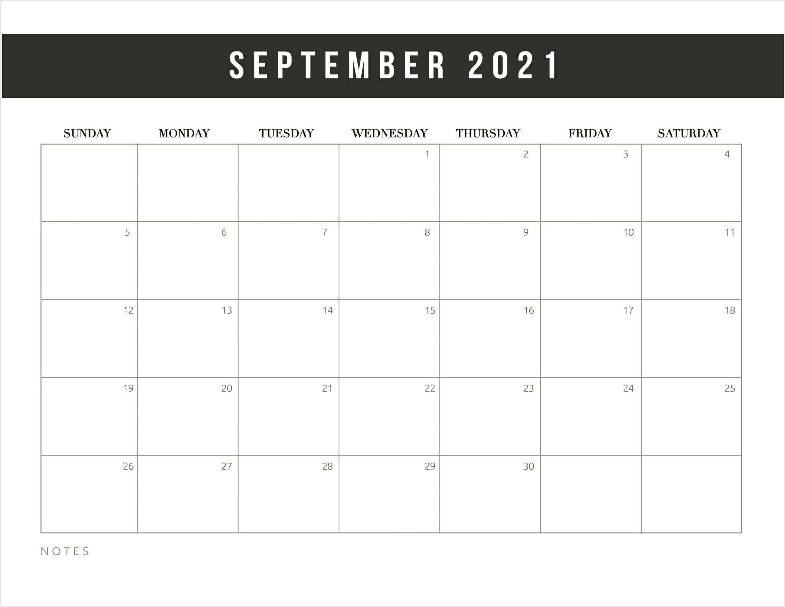 Free Calendar Template I Can Type In