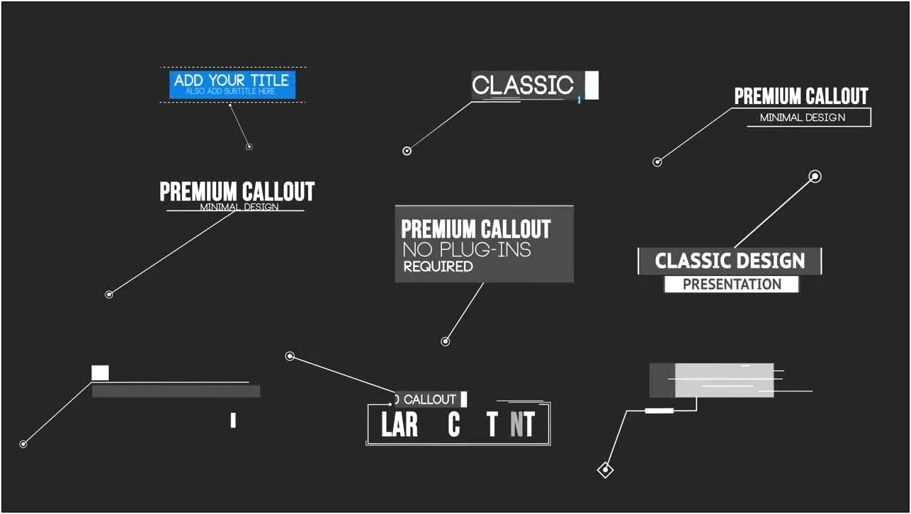 Free Callout Templates Motion 5.2