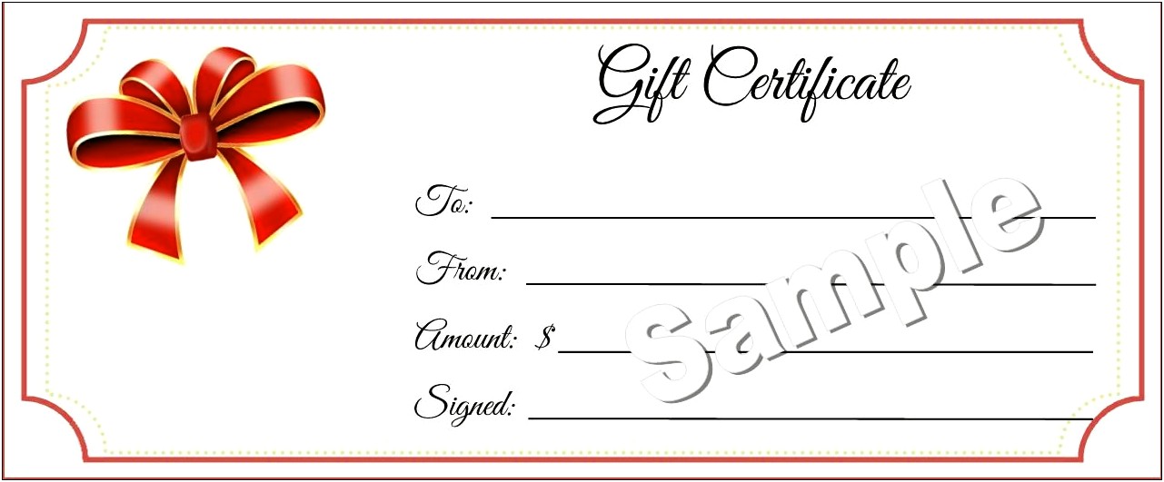 Free Car Detail Gift Certificate Template