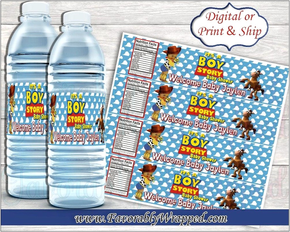 Free Carnival Water Bottle Label Template