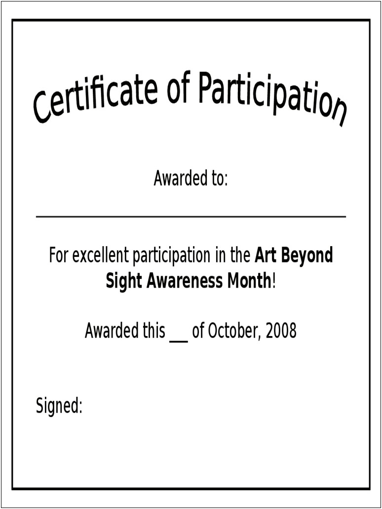 Free Certificate Of Academic Sponsorship Template