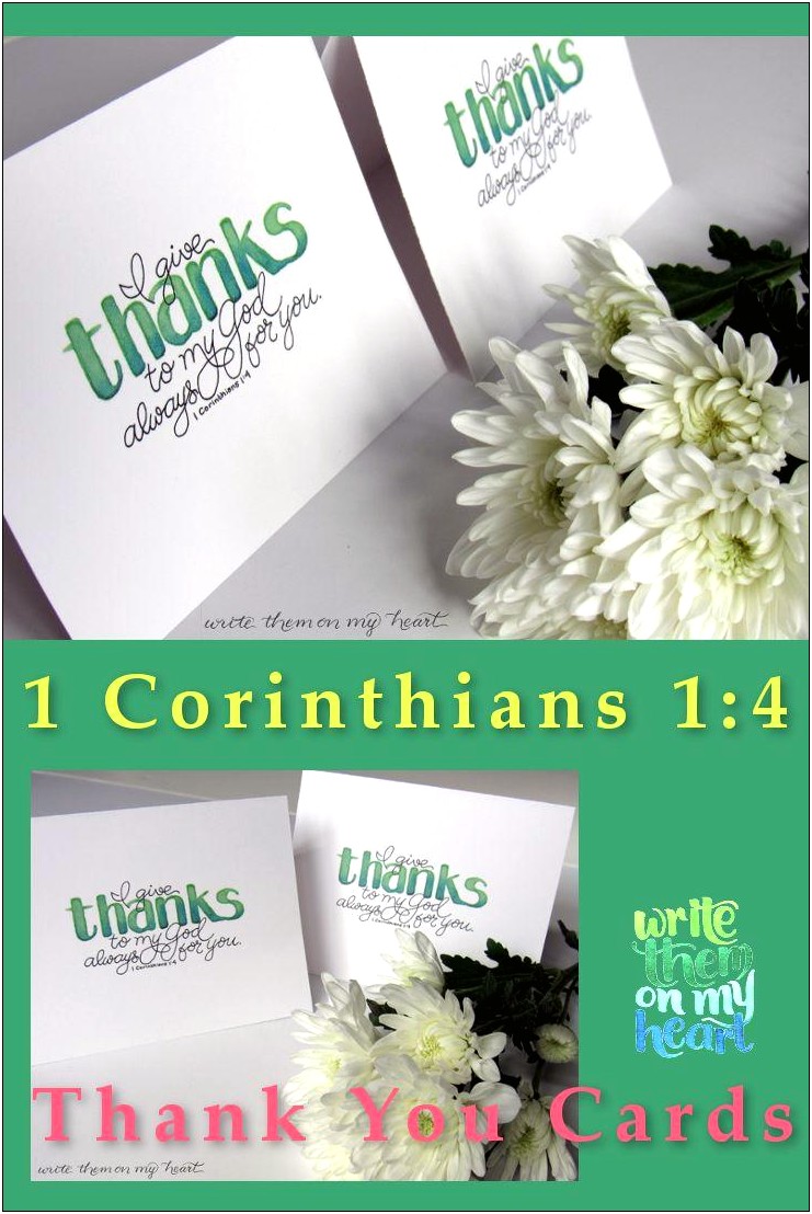 Free Christian Thank You Card Template