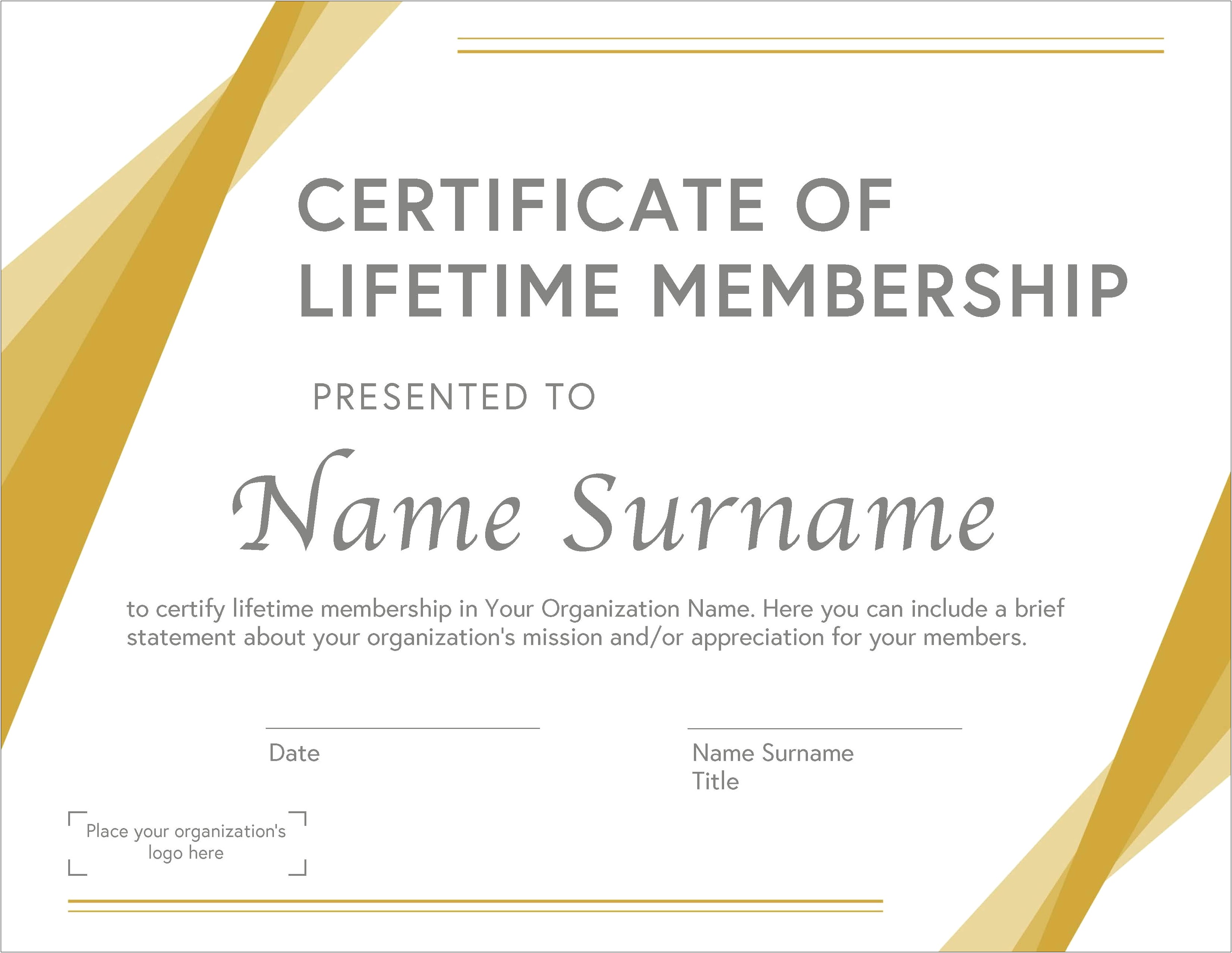 Free Church Certificate Of Affiliation Template