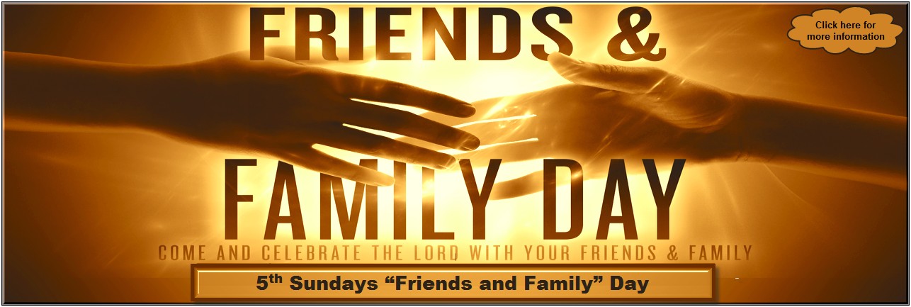 Free Church Family And Friends Day Flyer Template