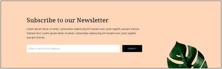 Free Code For Newsletter Template With Columns