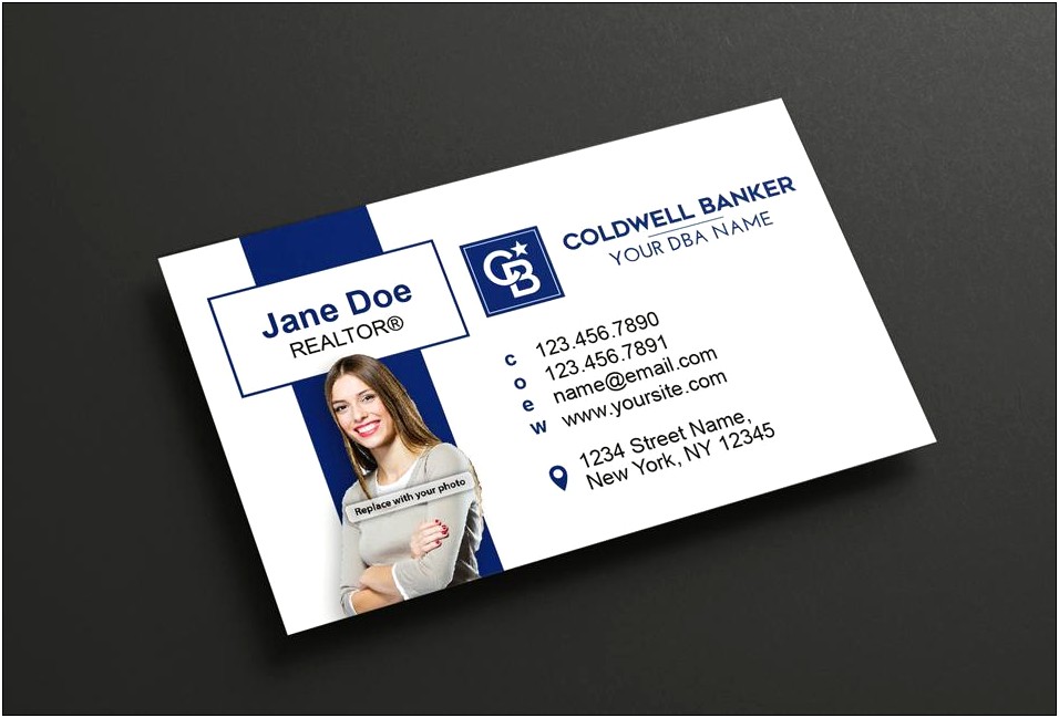 Free Coldwell Banker Business Card Template