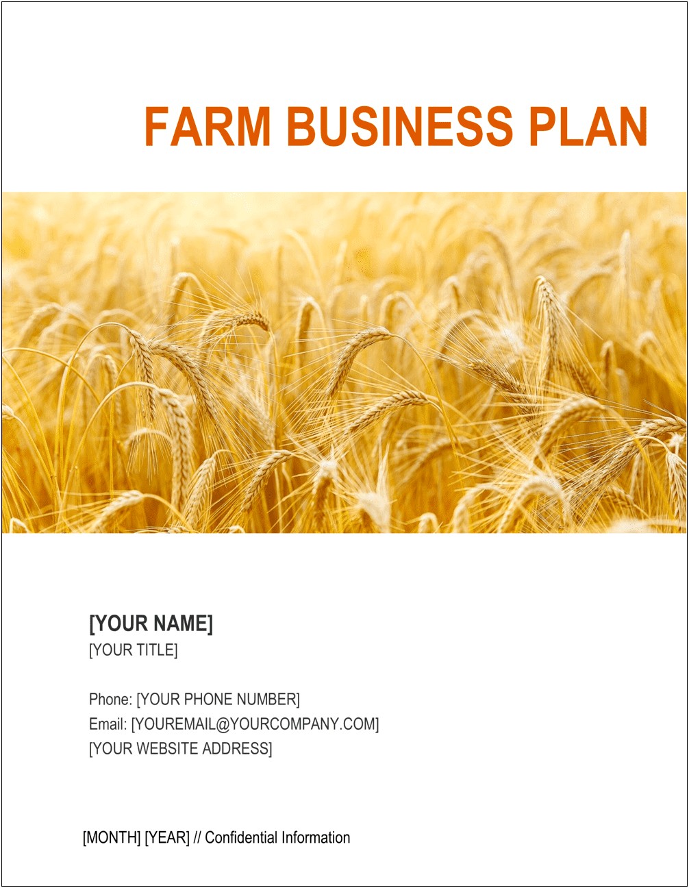 Free Commercial Cultivation Business Plan Word Template