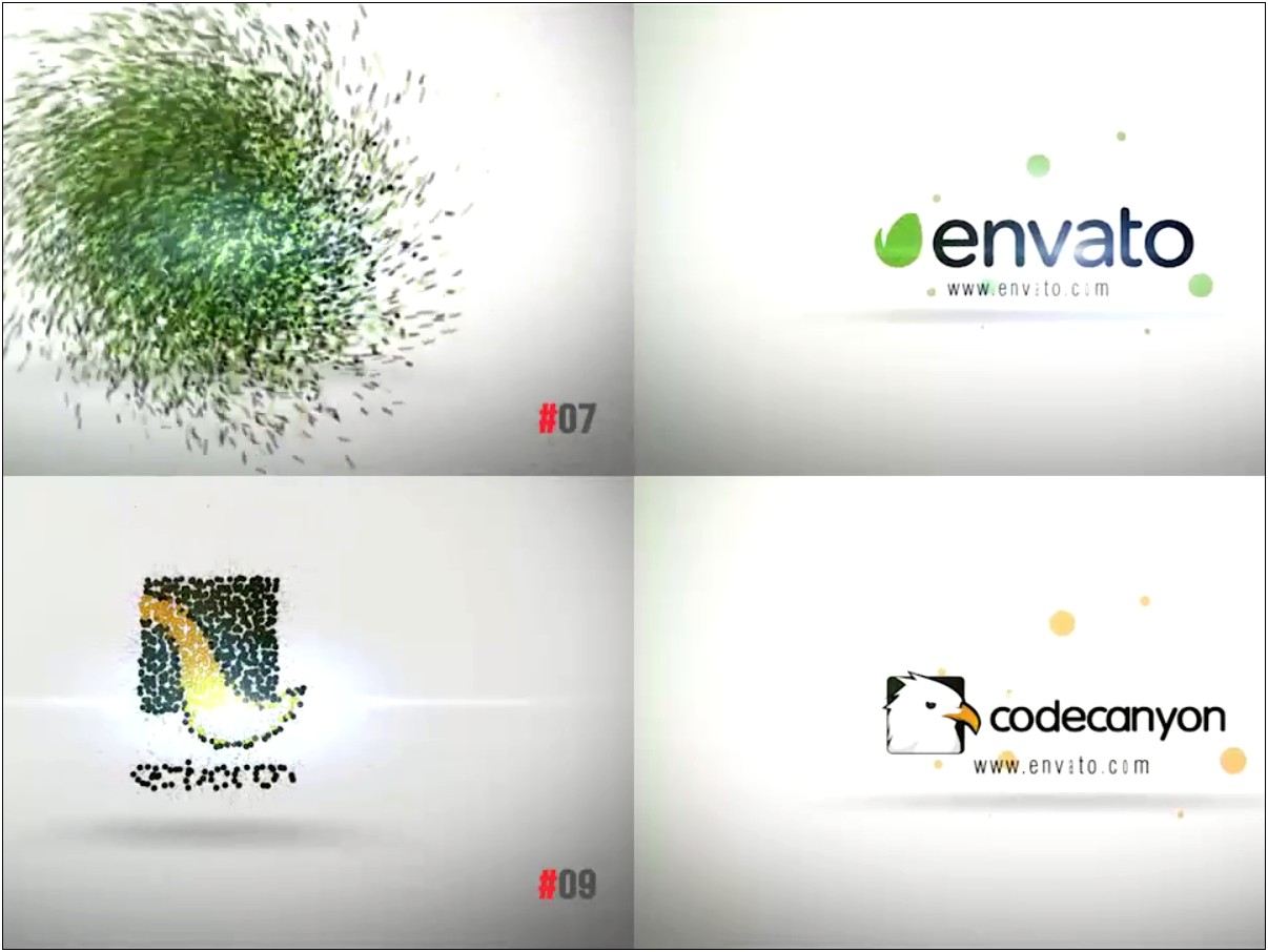 Free Commercial Use After Effects Logo Templates
