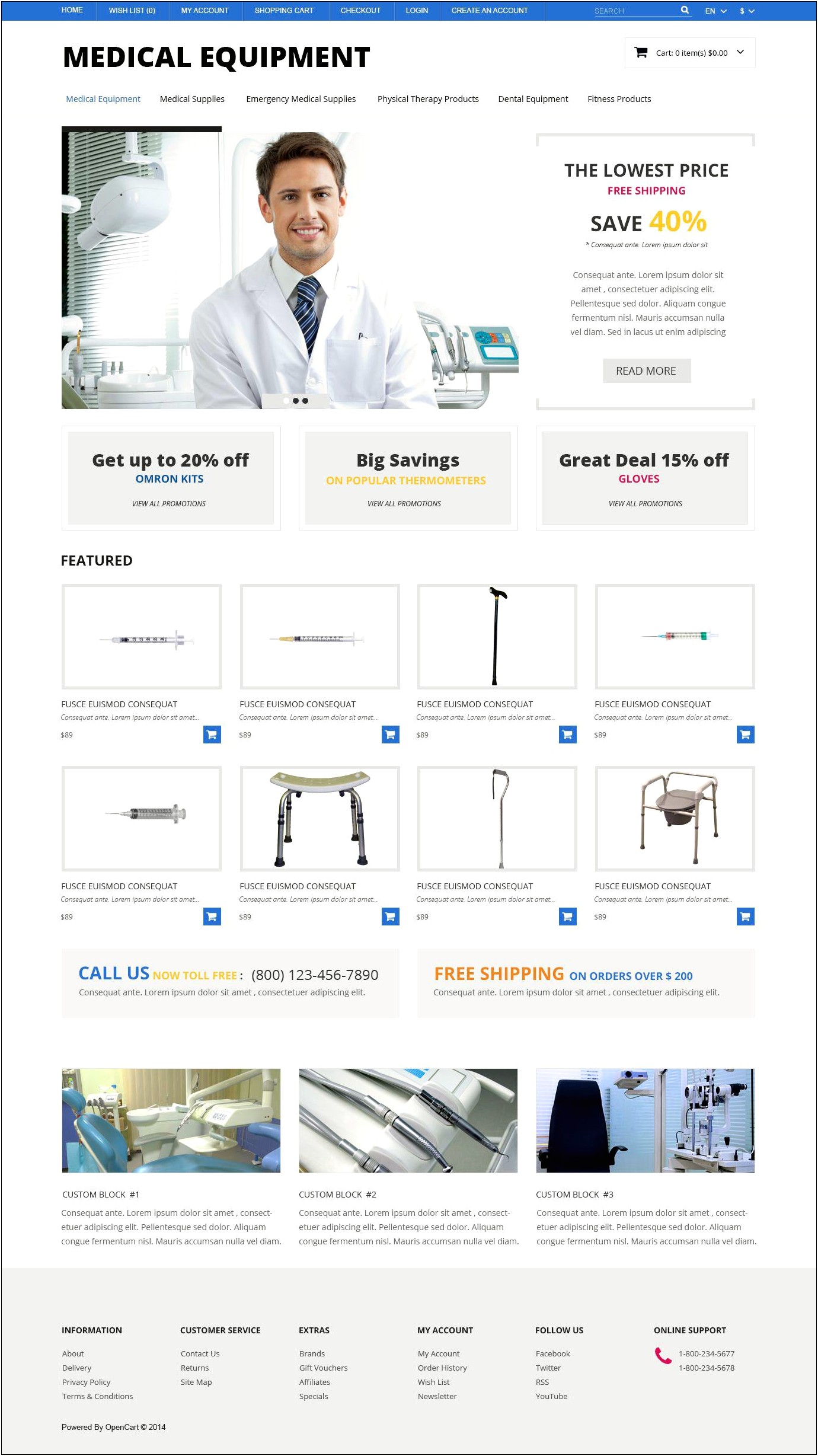 Free Company Branding Template Medical Supply