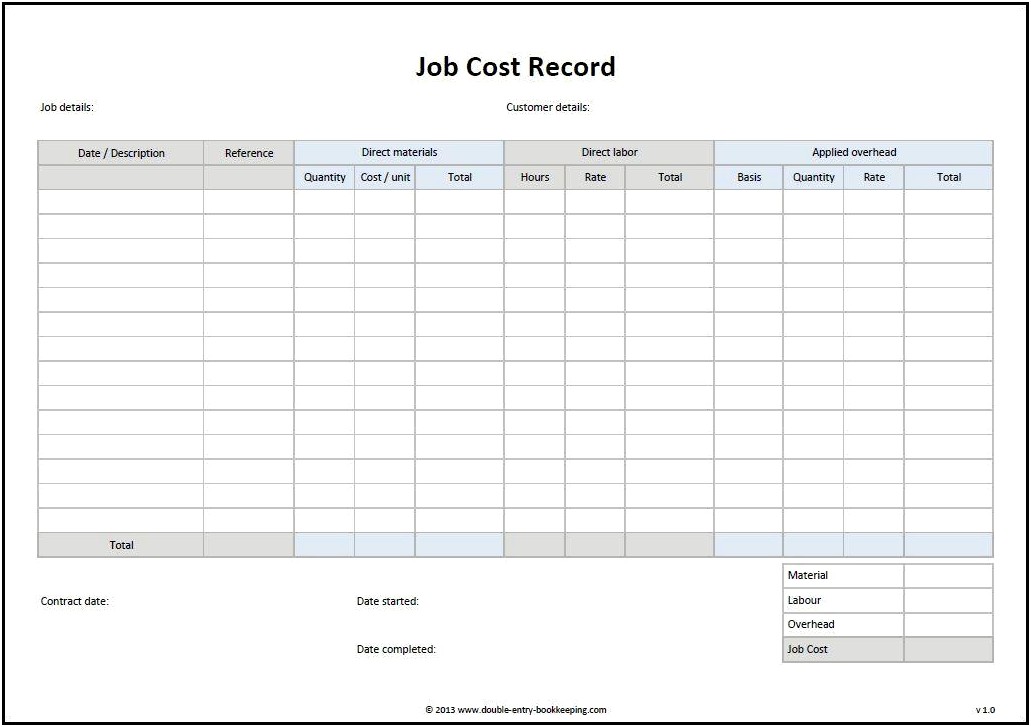 Free Construction Project Expense Excel Template