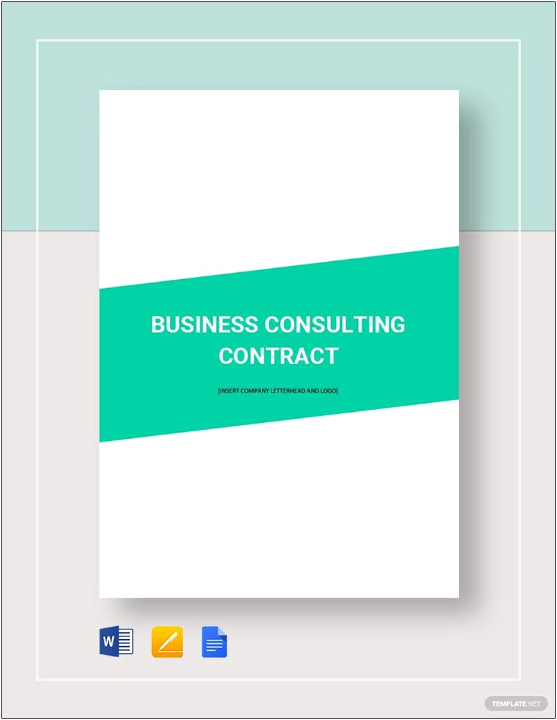 Free Consultant Standard Terms Of Business Contract Template