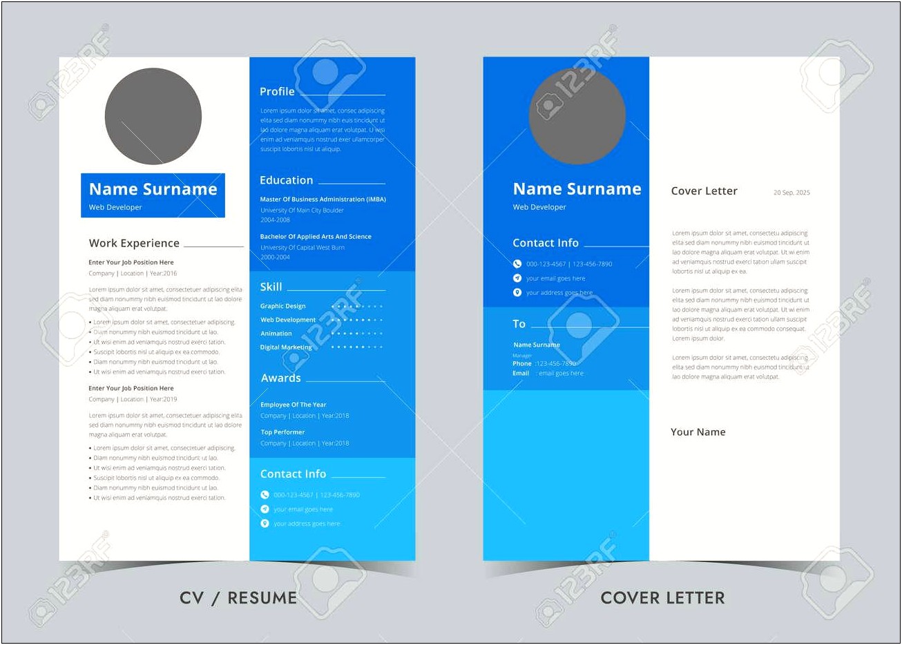 Free Cover Letter For Cv Template