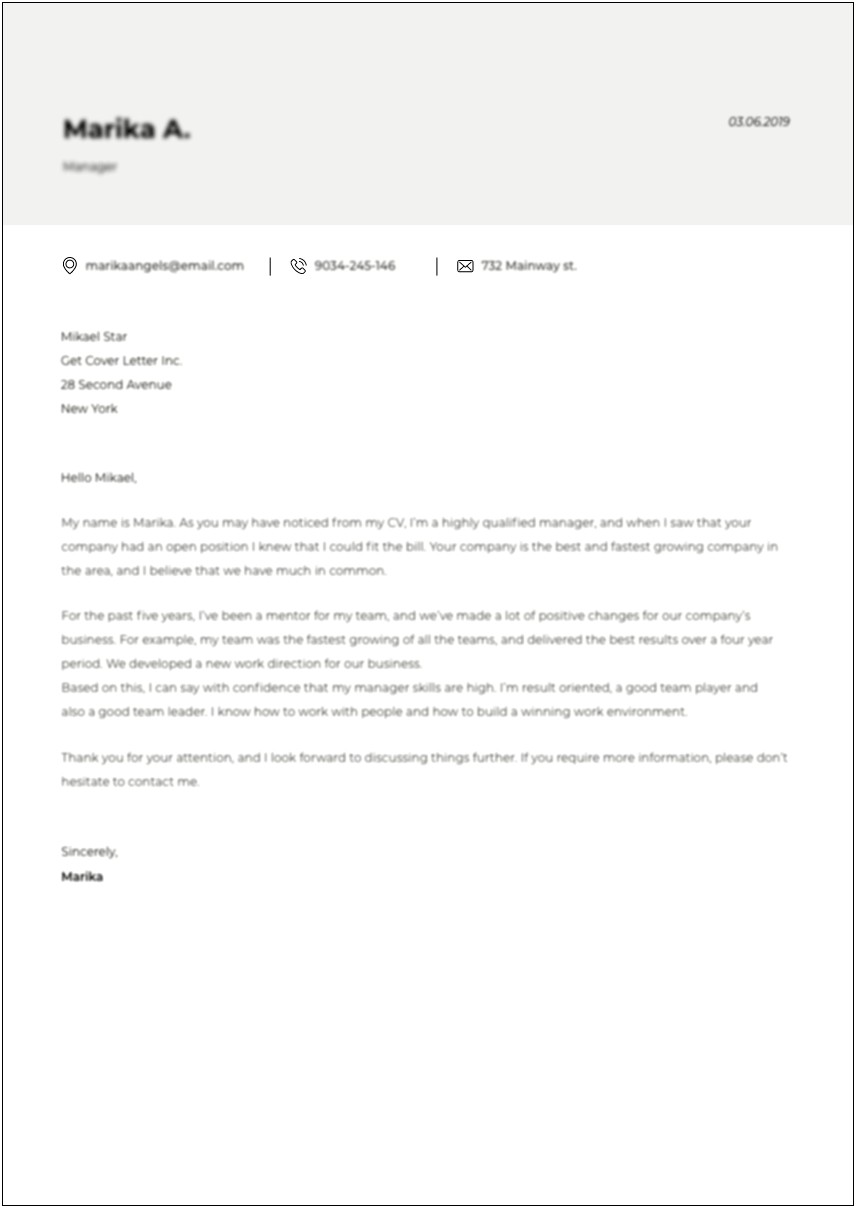 Free Cover Letter Template For Firefighter