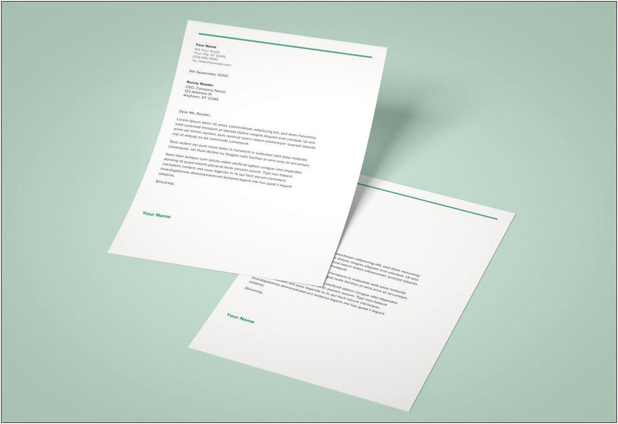 Free Cover Letter Template For Google Docs