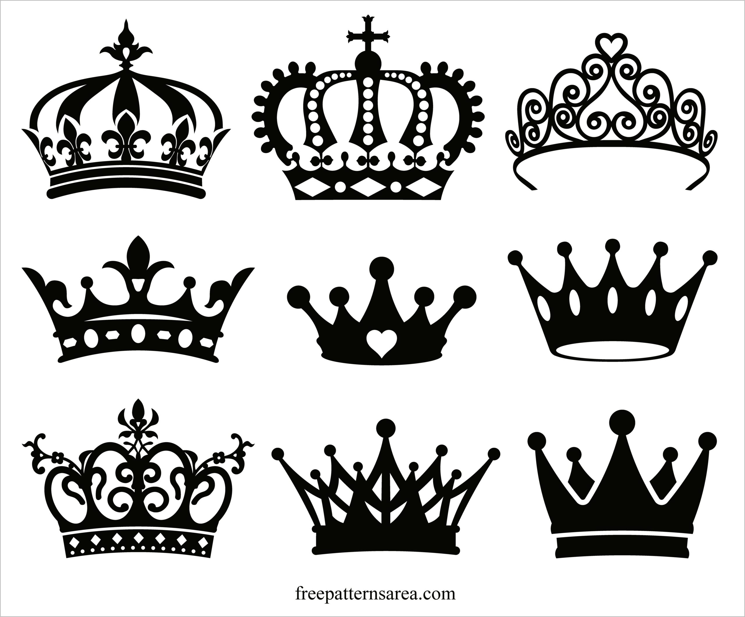 Free Crown Templates For Kings And Queens